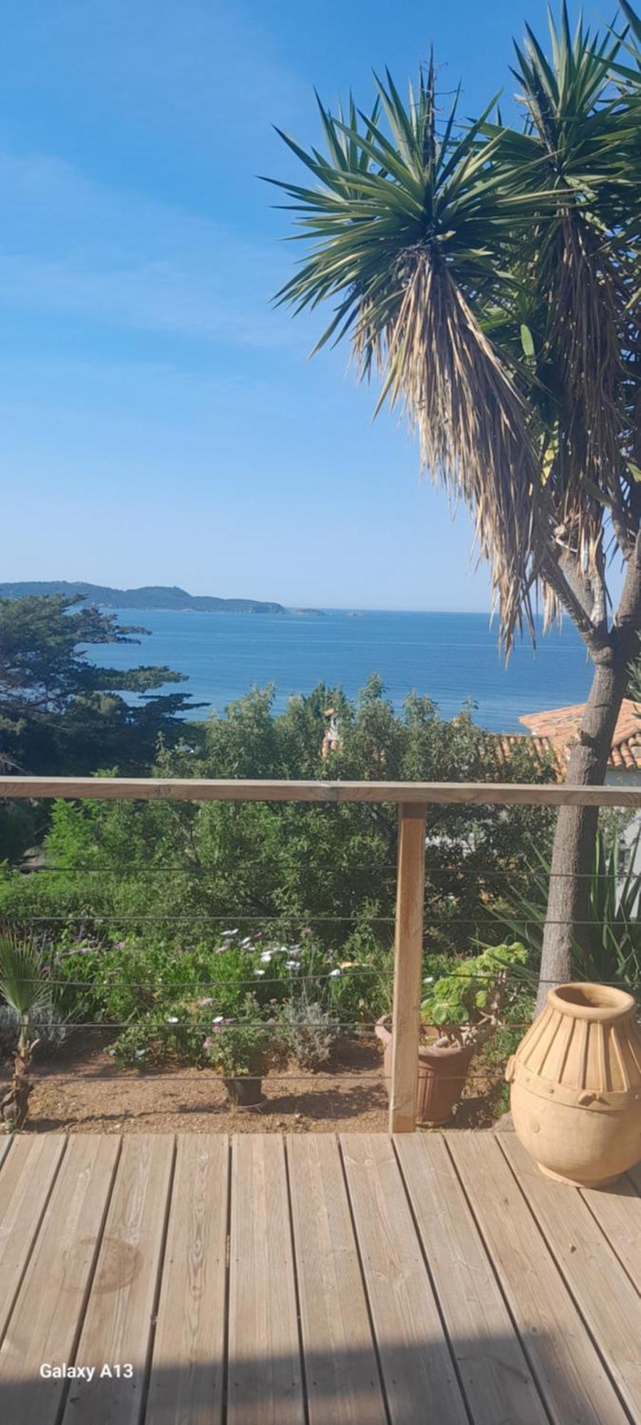 F3 Rdc Villa Vue Mer 180 Face A La Pointe De Giens Carqueiranne Luaran gambar